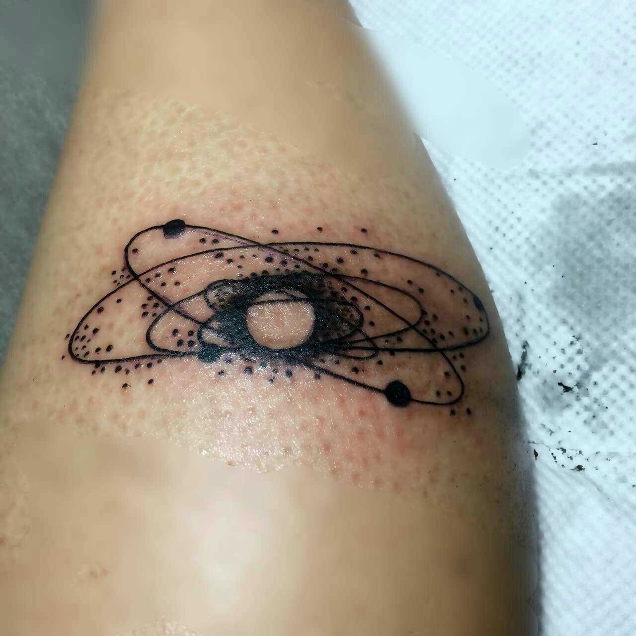 Galaxy on your leg